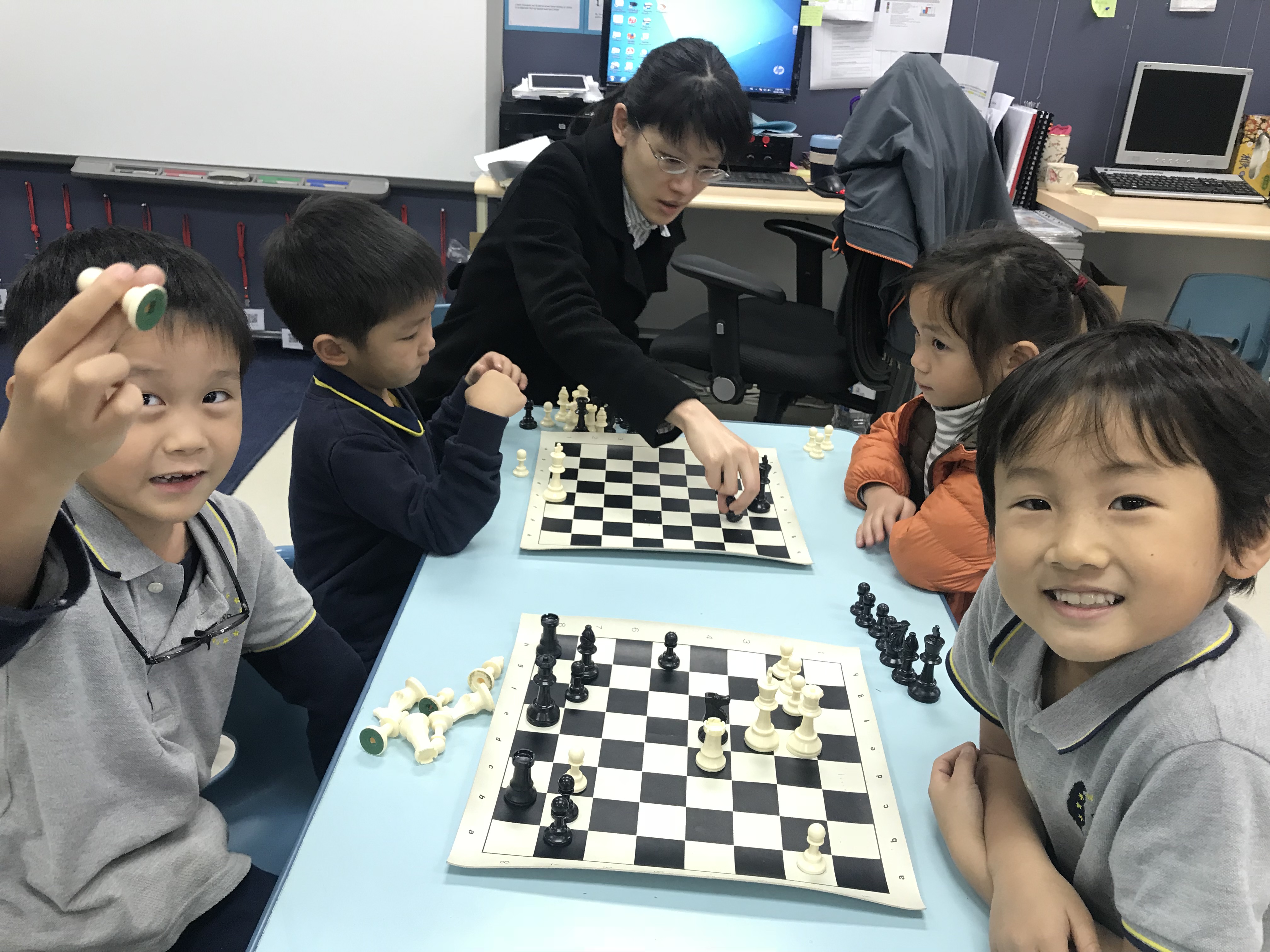 Taipei European School ECA Chess Lessons from Monday to Friday !